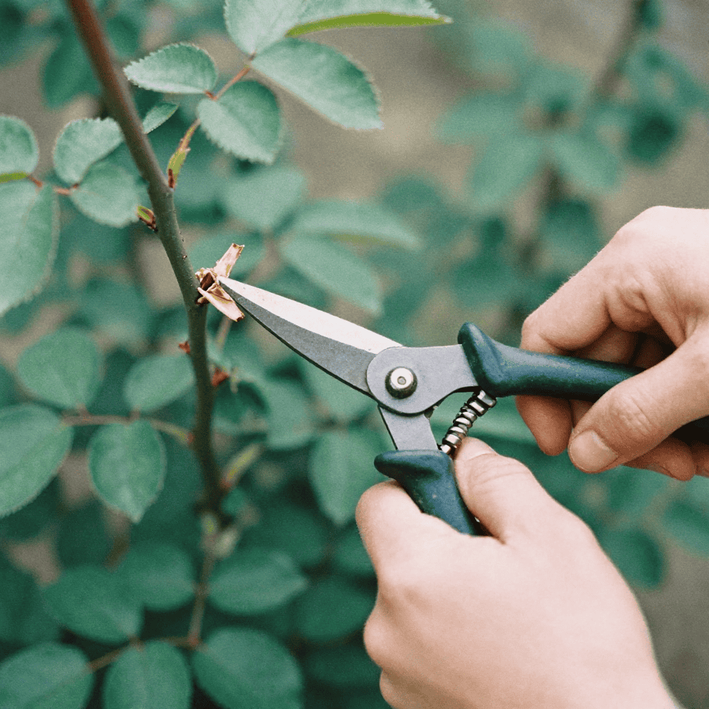 Professional pruning tools and branch cutting